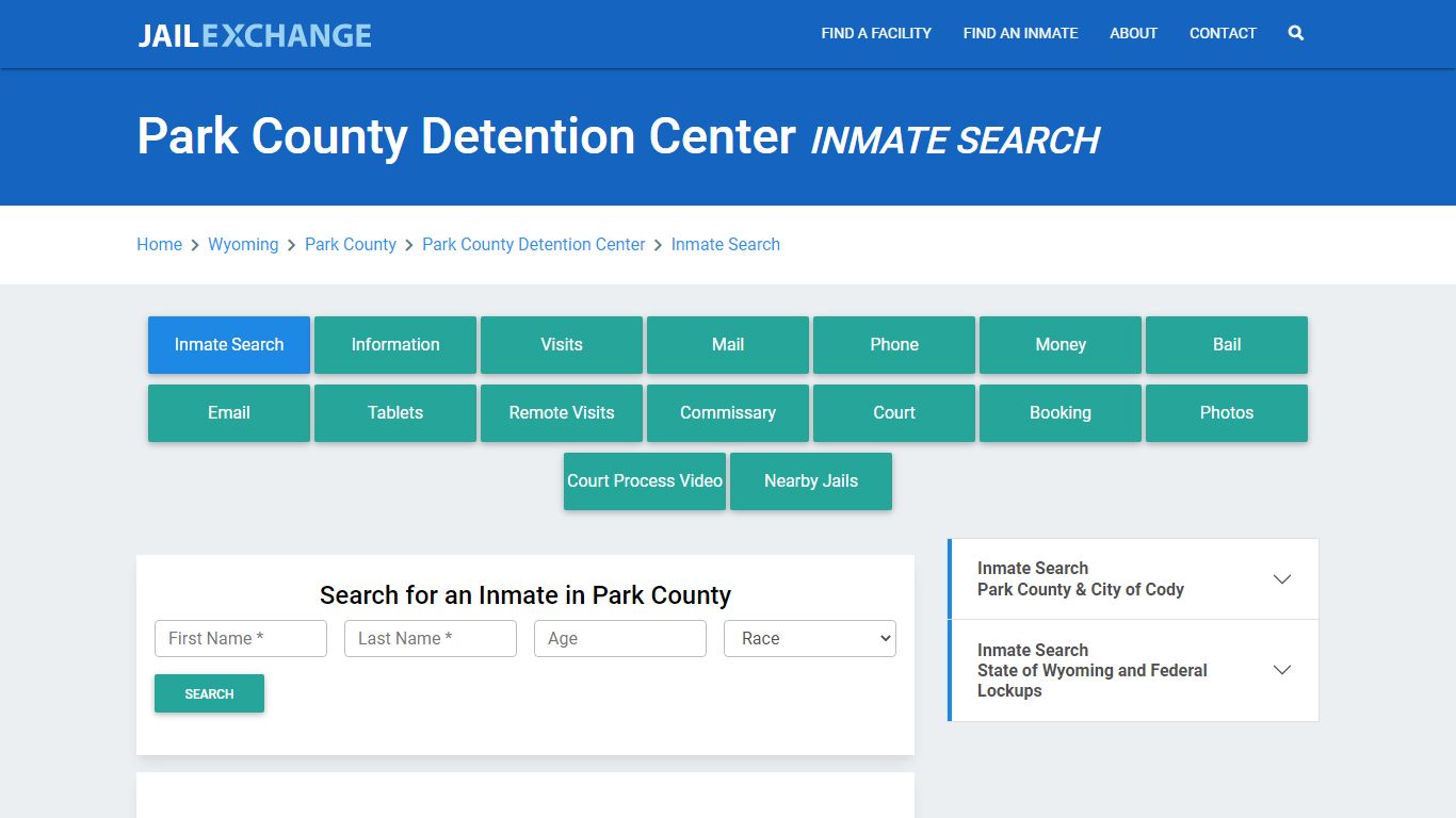 Park County Detention Center, WY Inmate Search: Roster & Mugshots